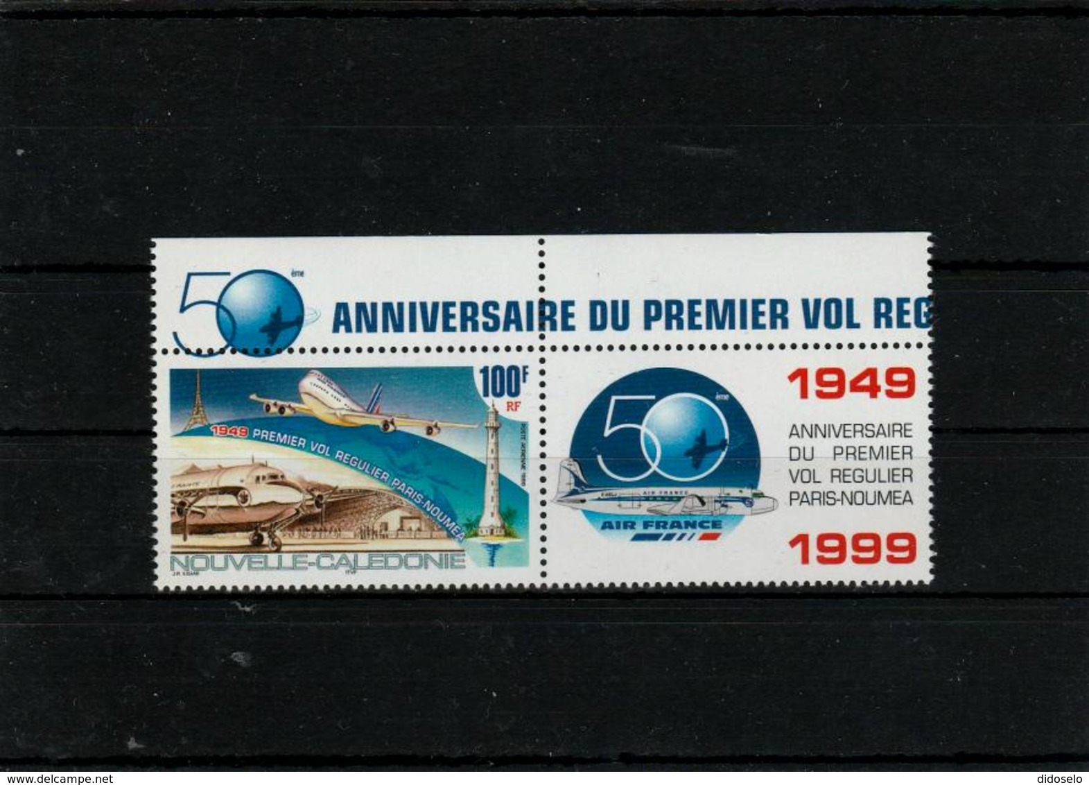 New Caledonia - 1999 - Lighthouse Amedee + Airplanes - MNH(**) - Lighthouses