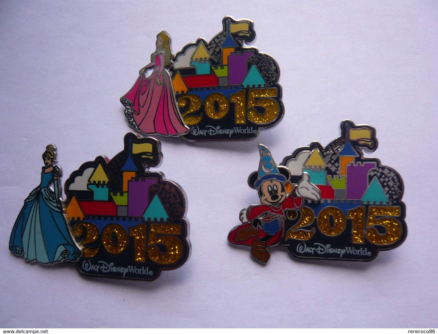 3 Big Pin S DISNEY 2015 Double Moule Neuf 2 Photos - Disney