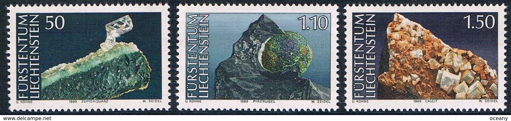 Liechtenstein - Minéraux (I) 922/924 ** - Minéraux