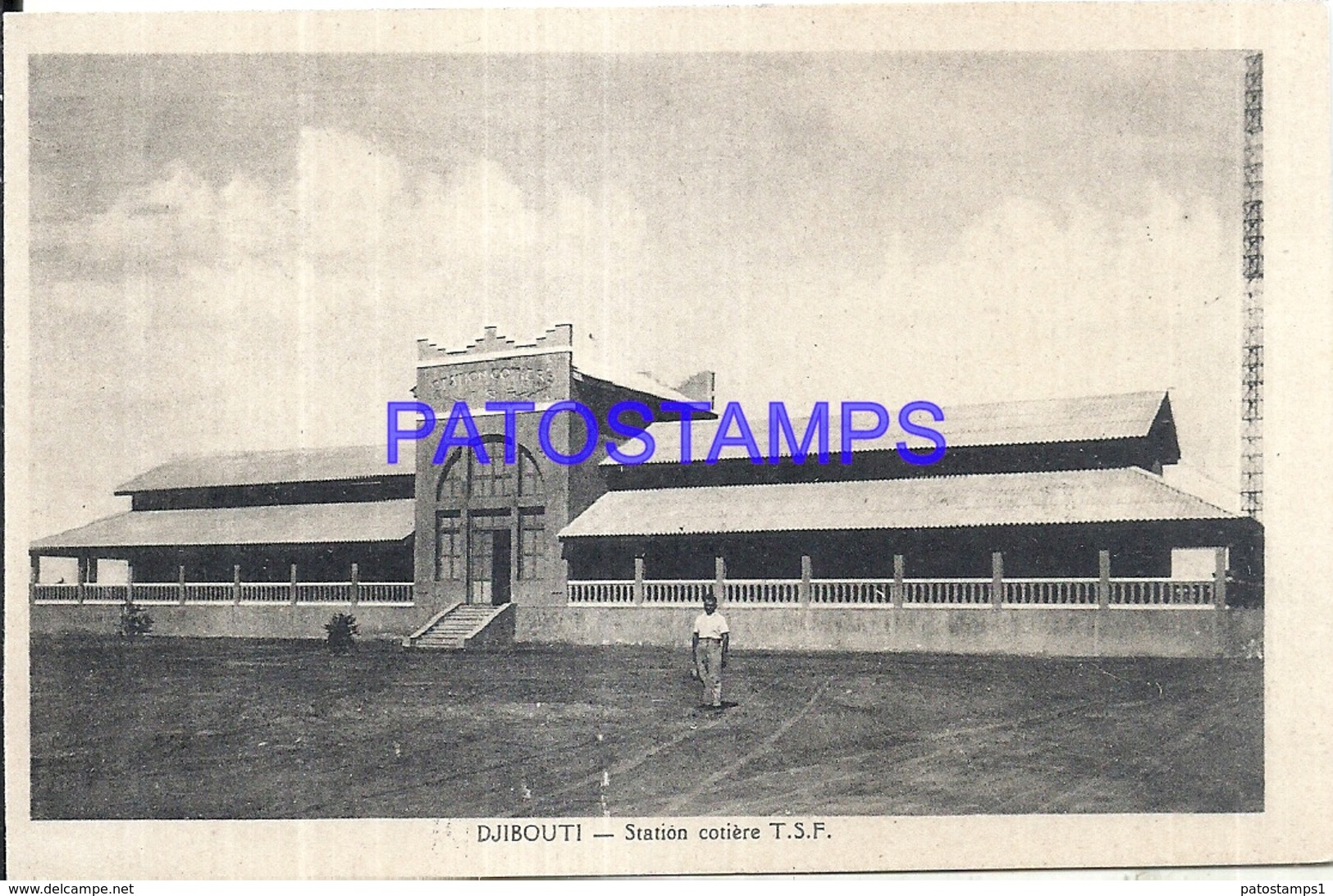 104699 AFRICA DJIBOUTI STATION TRAIN COTIERE POSTAL POSTCARD - Unclassified