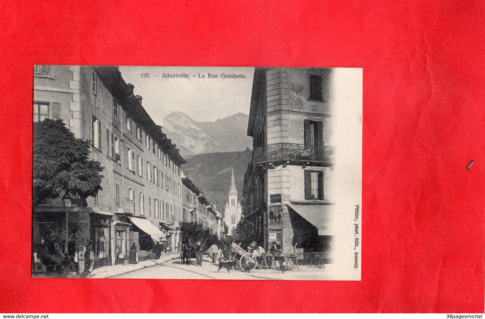 Carte Postale - ALBERTVILLE - D73 - La Rue Gambetta - Albertville