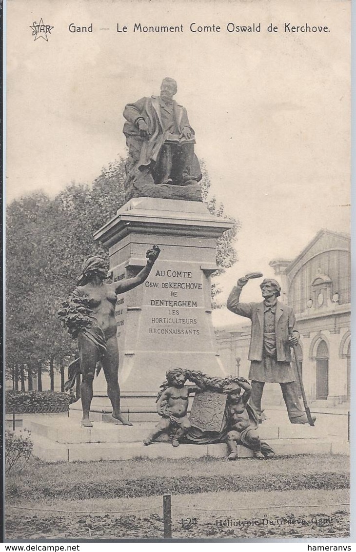 Gent - Gand - Le Monument Comte Oswald De Kerchove - HP1574 - Gent