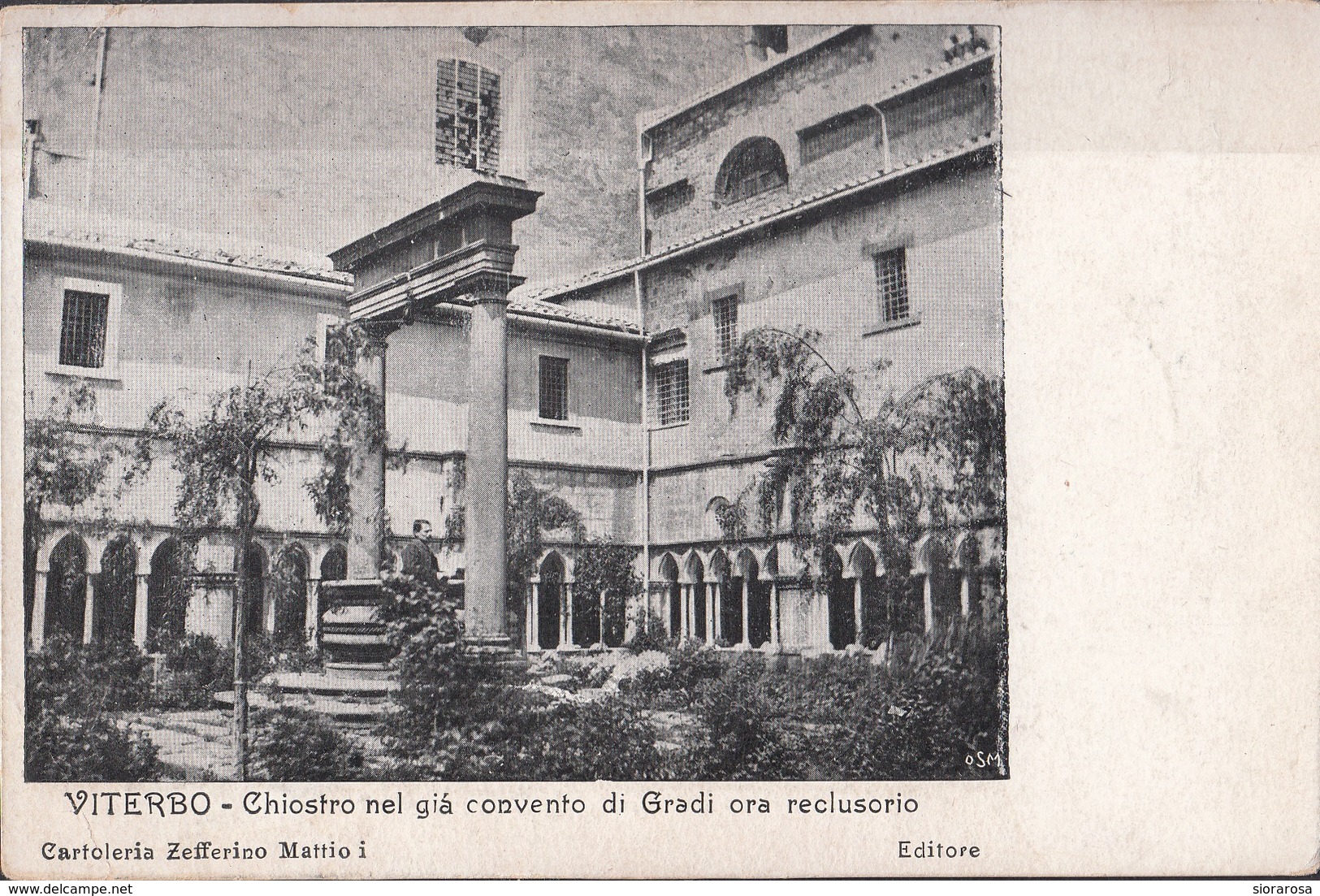 Viterbo - Chiostro Nel Già Convento Di Gradi Ora Reclusorio - Chiese E Conventi