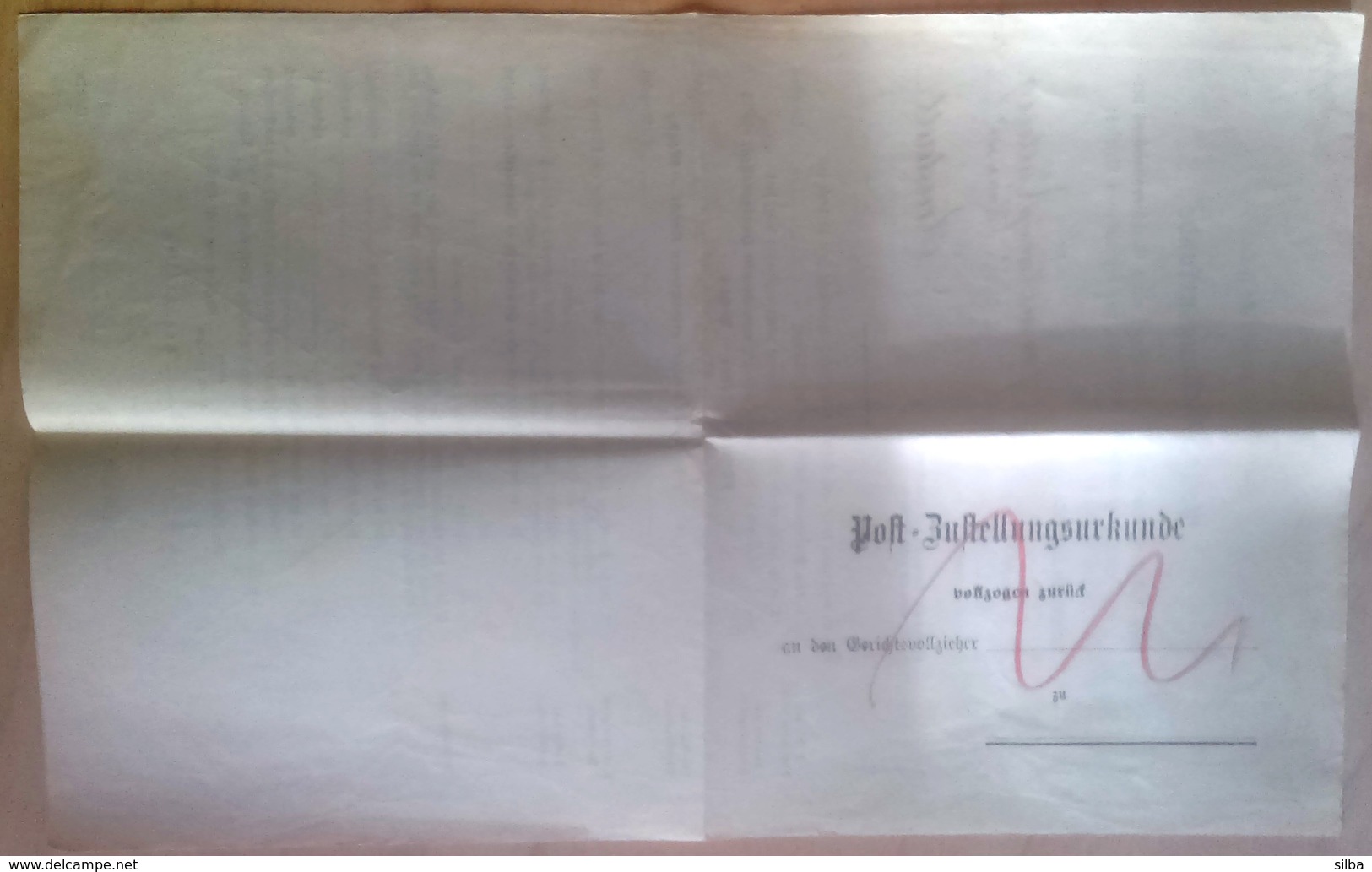 Germany Deutsches Reich Arnstadt 1895 / Post Bustellungsurkunde / Post Delivery Document - 1800 – 1899