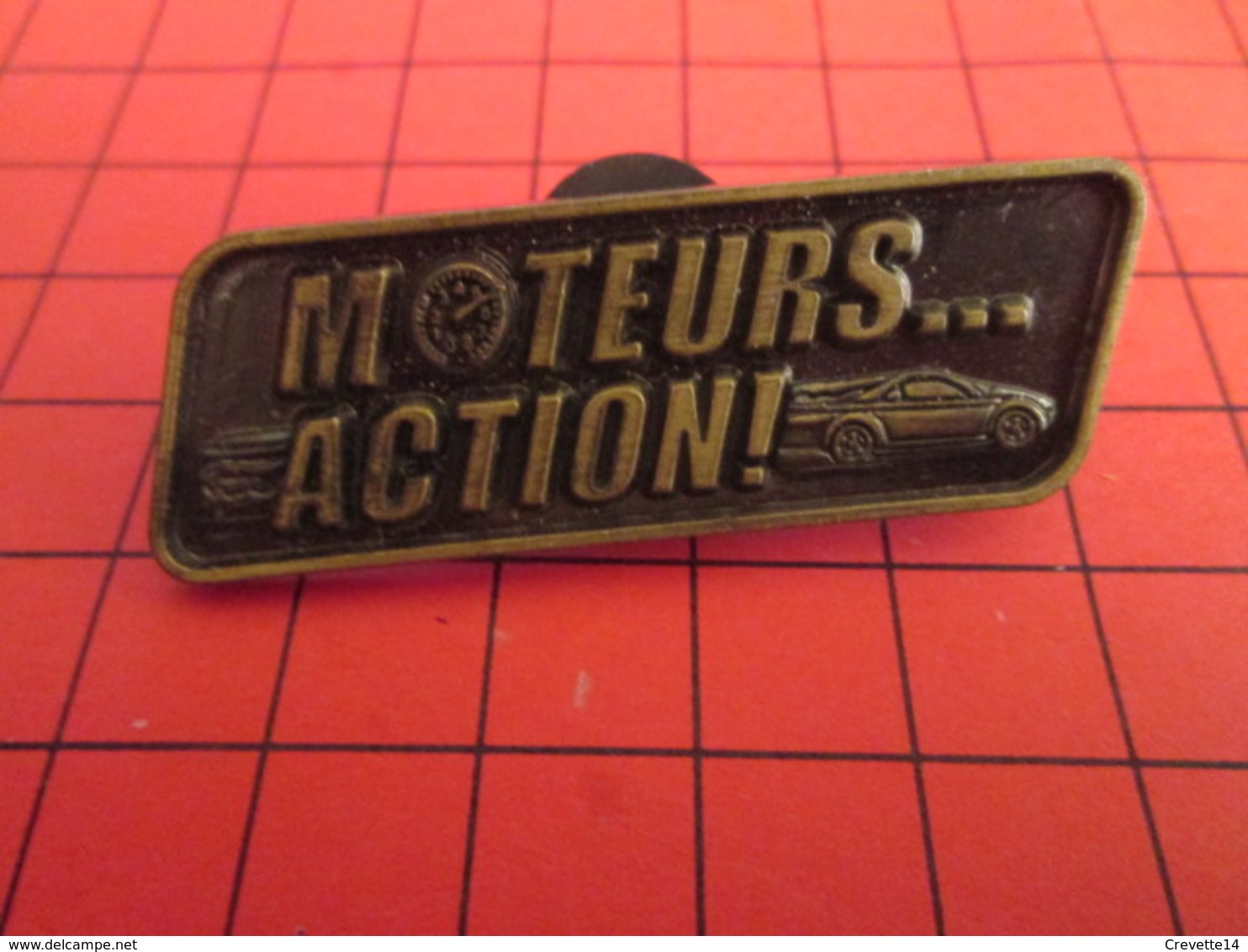 DIS-SPE Pin's Pins : BEAU ET RARE : DISNEY Très Grand Pin's MOTEURS .... ACTION - Disney