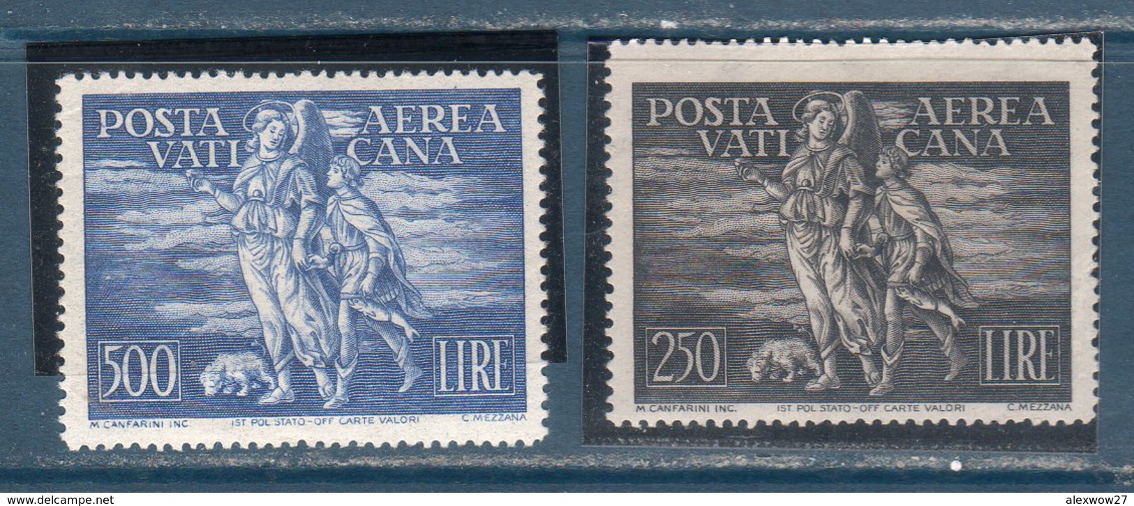 Vaticano / Vatican City 1948 Arcangelo Tobiolo -- **MNH /VF - Posta Aerea