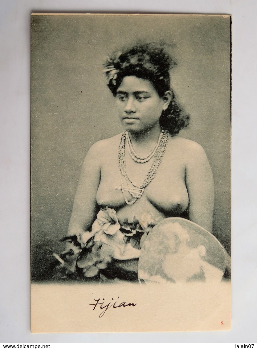 C.P.A. : Fidji : A Fijian Girl, Topless, Naked, SUPERBE - Fidji