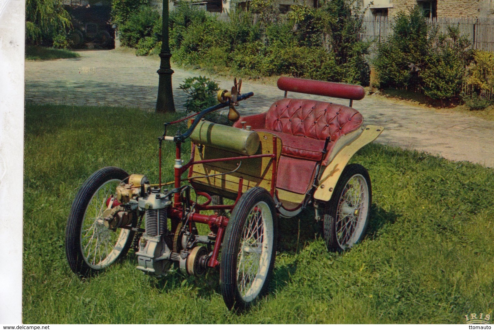 De Dion 'Victoria Combination'   (1899)  -  Carte Postale Pub. Trophirès - Passenger Cars