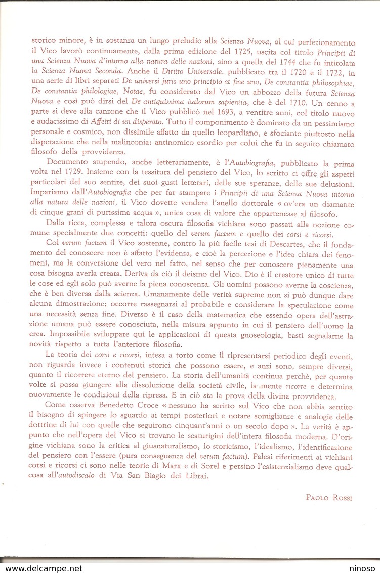BOLLETTINO MINISTERIALE POSTALE CENTENARIO DELLA NASCITA DI GIAMBATTISTA VICO - 1967 N. 157 - FDC