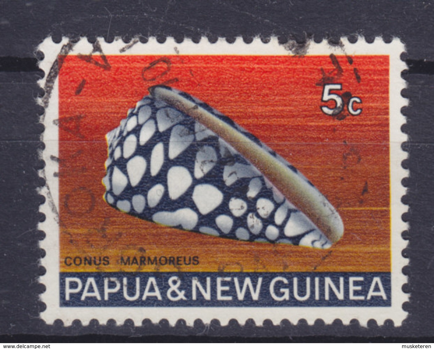 Papua New Guinea 1968 Mi. 142  5c. Meeres Schnecke Shell - Papua-Neuguinea