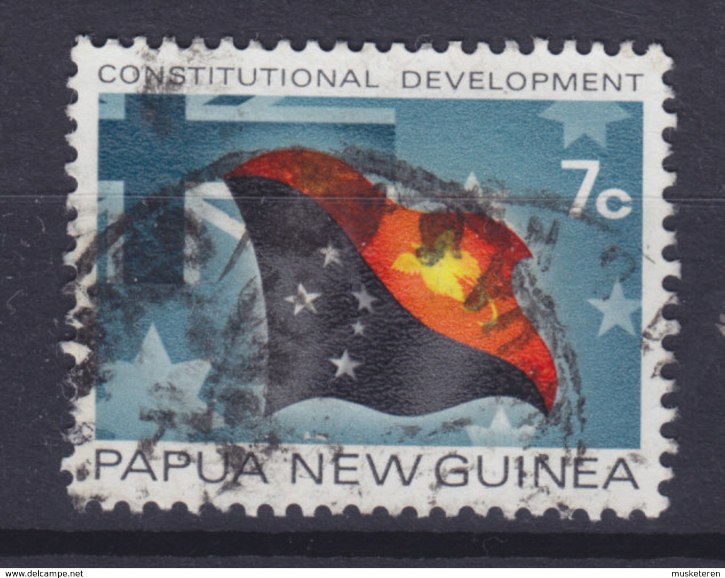 Papua New Guinea 1972 Mi. 215  7c. Constitutional Development Flag Flagge - Papua-Neuguinea