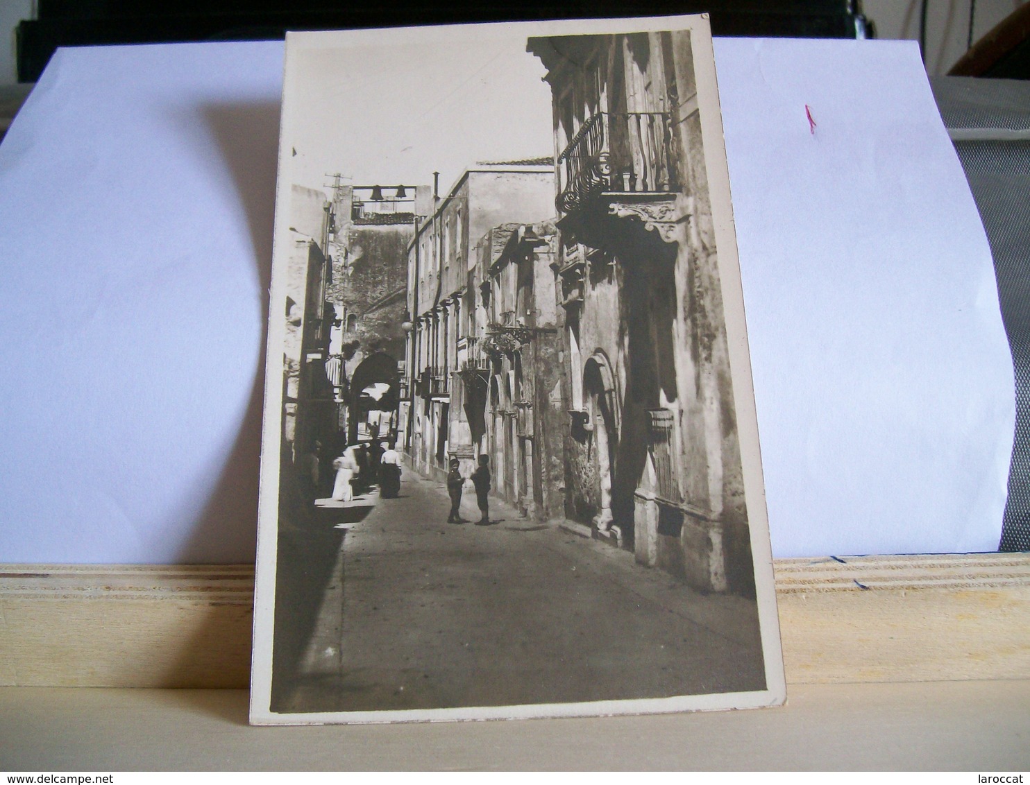 Messina - Taormina - Corso Umberto - Fotografia Artistica Studio D'Agata - Torre Con Campane - Vera Fotografia D'epoca - Fotografia