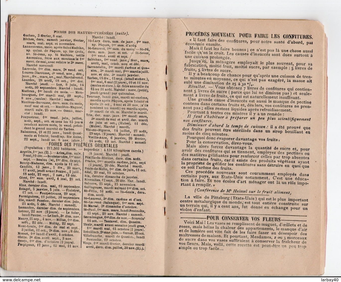 Le Veritable Almanach National 1935 Publie A Limoges Pour L An 1935 Les Foires Du Sud Ouest - Autres & Non Classés