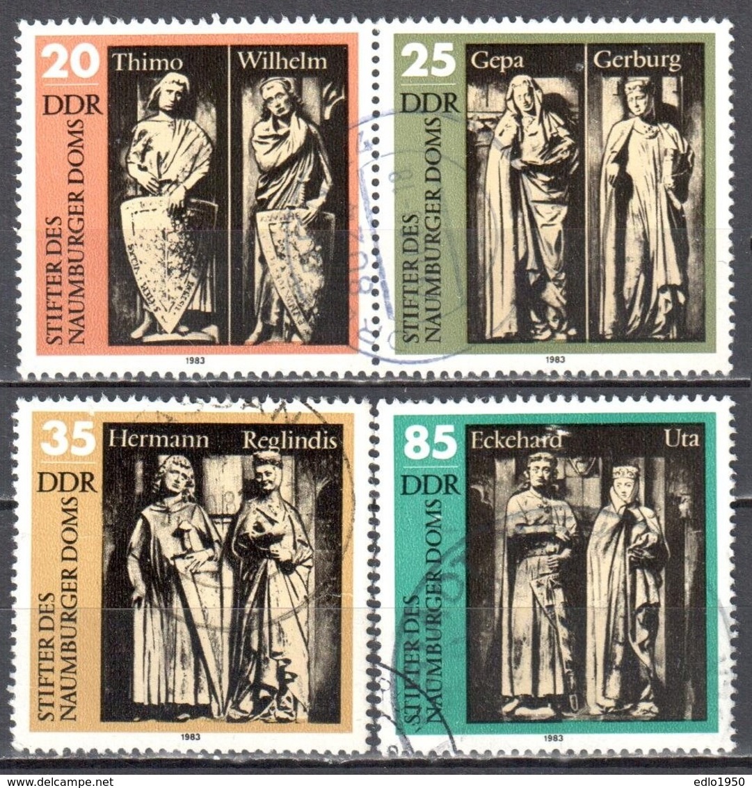 DDR 1983 - Mi.2808-11 - Used - Gestempelt - Gebraucht