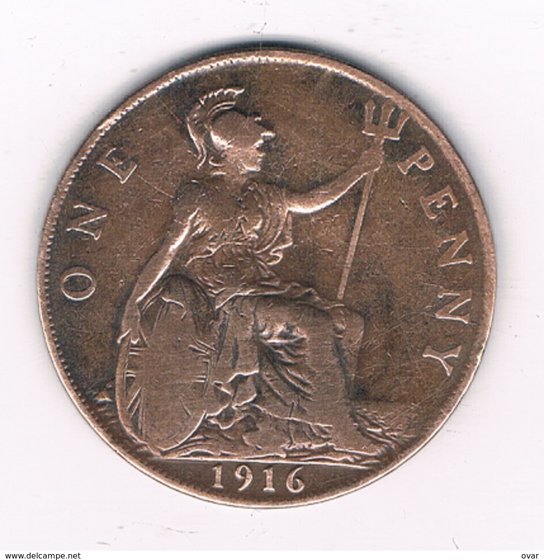 ONE PENNY 1916 GROOT-BRITANNIE /8485// - D. 1 Penny