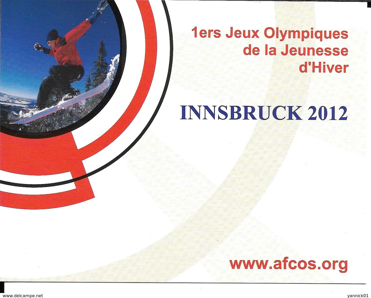 JEUX OLYMPIQUES HIVER DE LA JEUNESSE - OLYMPICS WINTER GAMES - INNSBRUCK 2012 - Jeux Olympiques