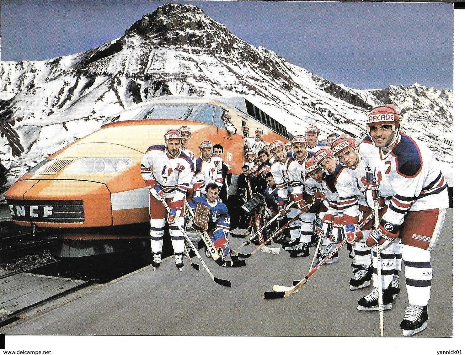 JEUX OLYMPIQUES HIVER - OLYMPICS WINTER GAMES - CALGARY 1988 - EQUIPE DE FRANCE HOCKEY SUR GLACE - Jeux Olympiques