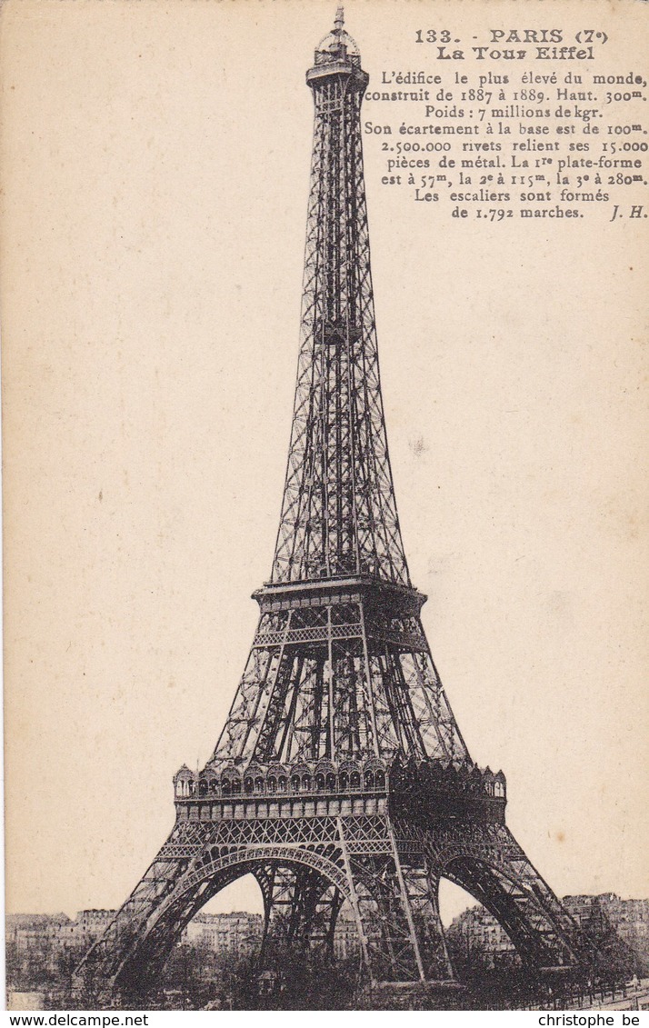 Paris, La Tour Eiffel (pk53250) - Tour Eiffel