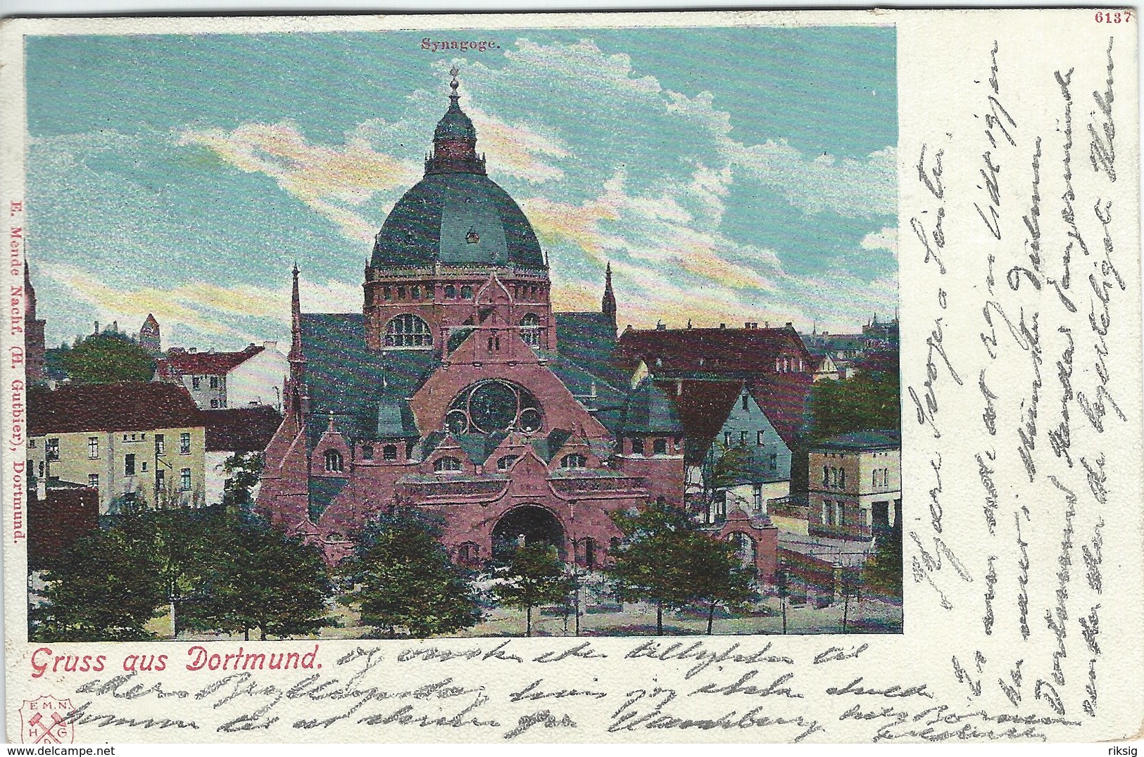 Gruss Aus Dortmund. Used Tangermünde 1902. Sent To Denmark.   S-4514 - Tangermuende