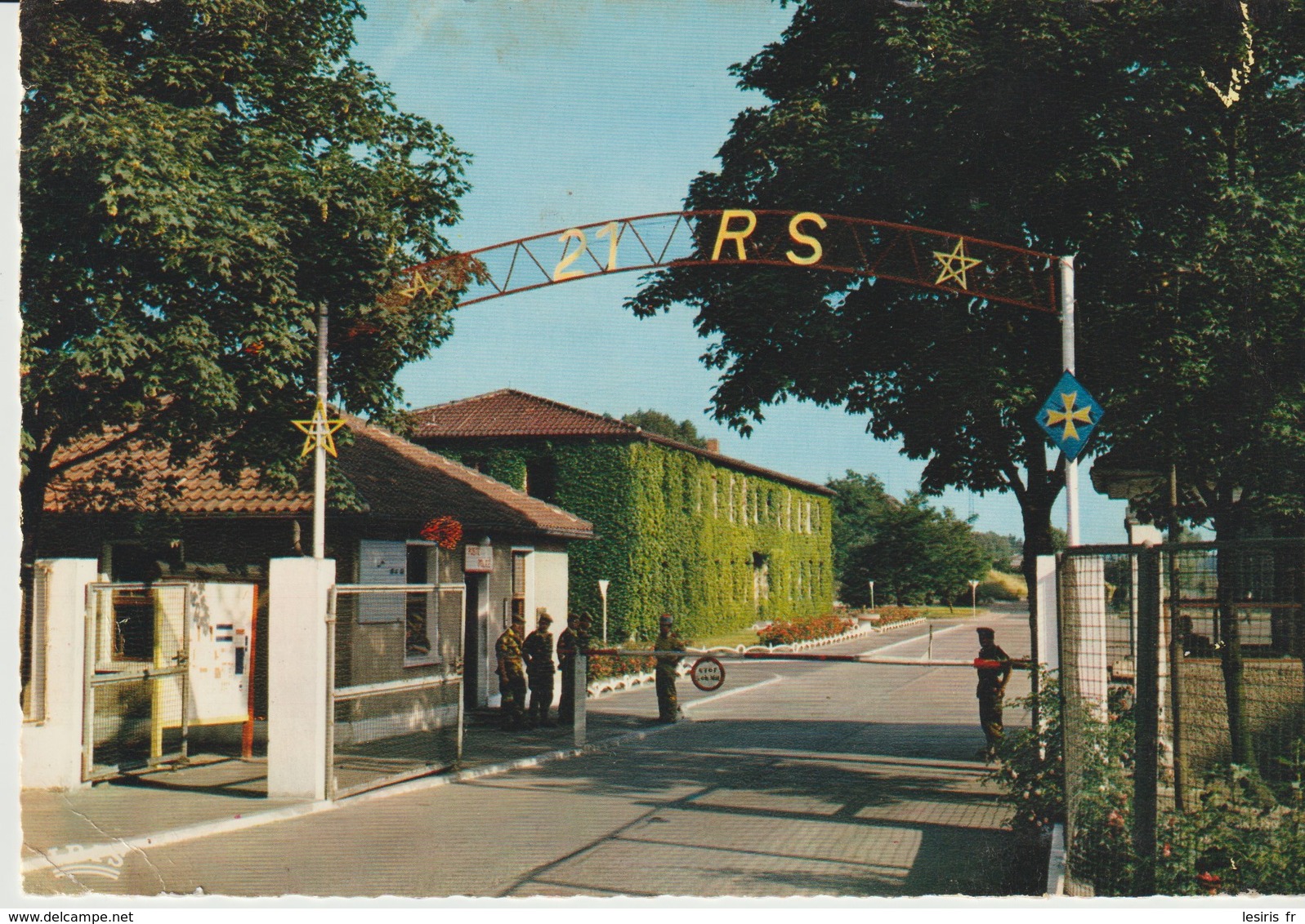 CPA - PHOTO - 21° R. S. SPAHIS - SPIRE - ALLEMAGNE - SPEYER - DEUTSCHLAND - QUARTIER MARTIN - ÉCRITE PAR UN MILITAIRE 65 - Casernes