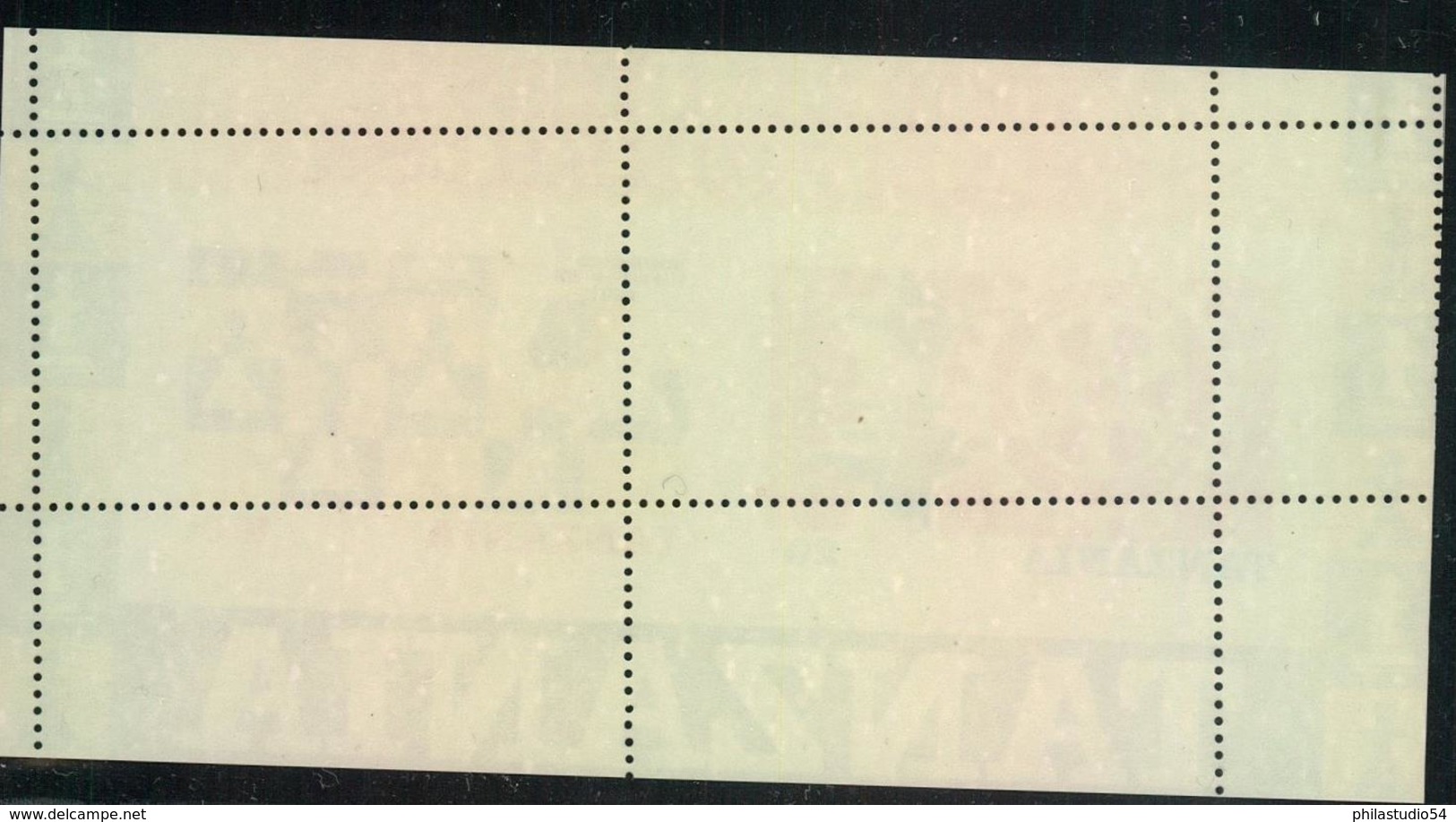 TANZANIA, World Chess Championships Total Misperforated Souvenir Sheet - Echecs
