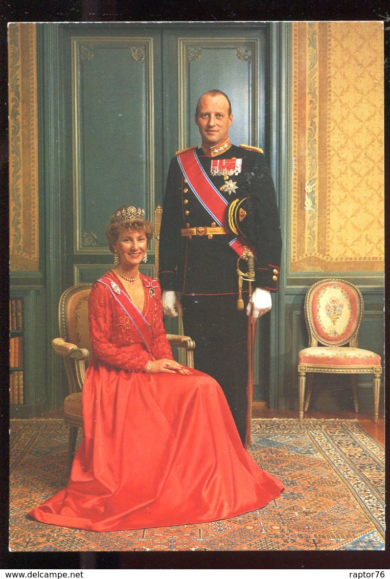 CPM Neuve Norvège H K H Konprins Harald & H K H Konprinsesse Sonja - Norvegia