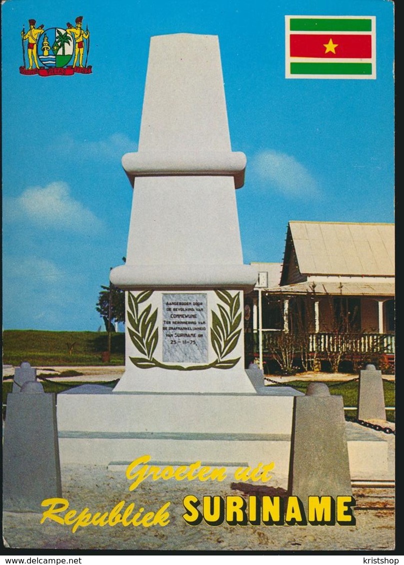 Suriname - Monument Te Nieuw Amsterdam [AA23-1.406 - Surinam