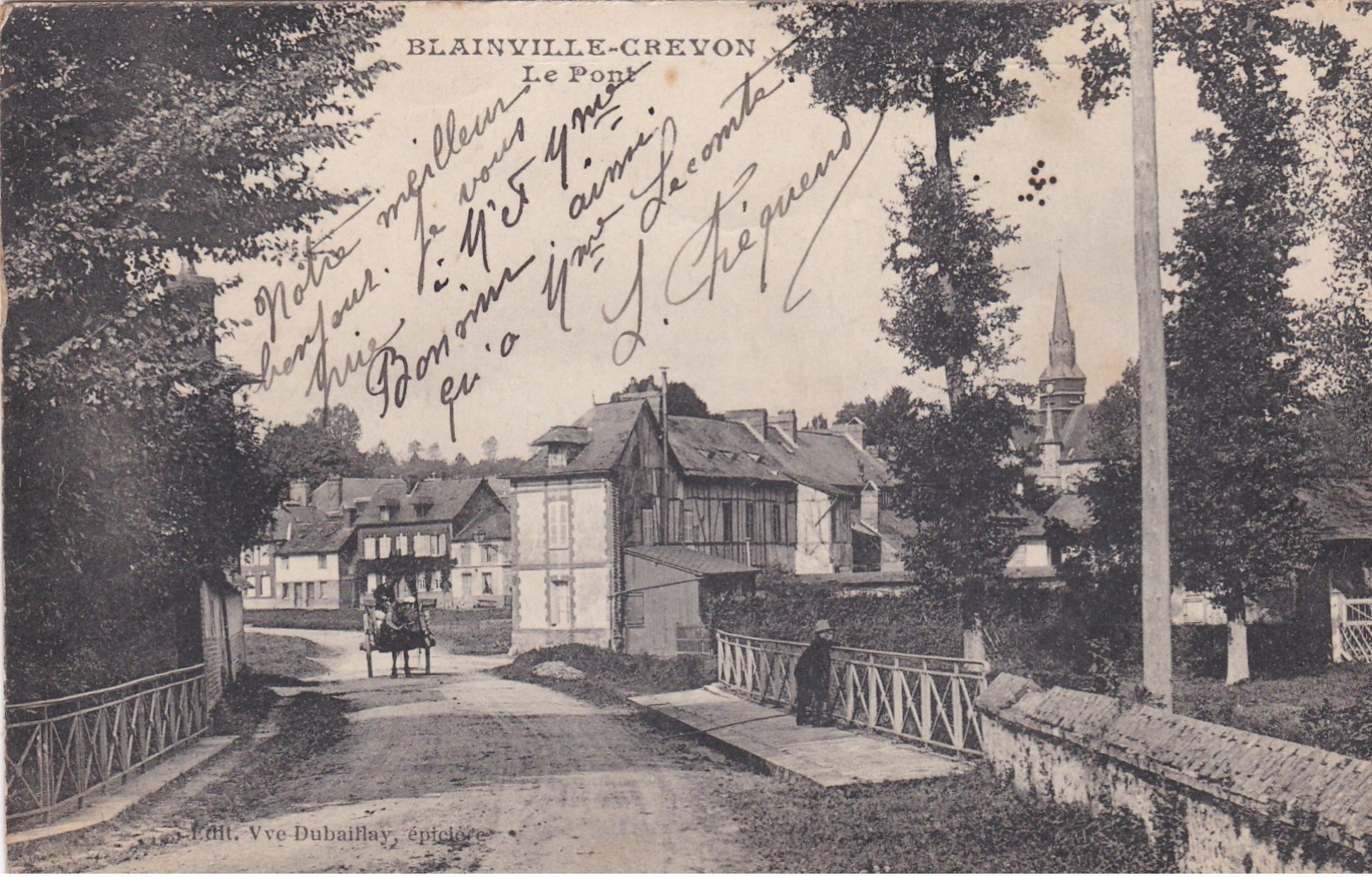 BLAINVILLE  CREVON  LE PONT - Autres & Non Classés