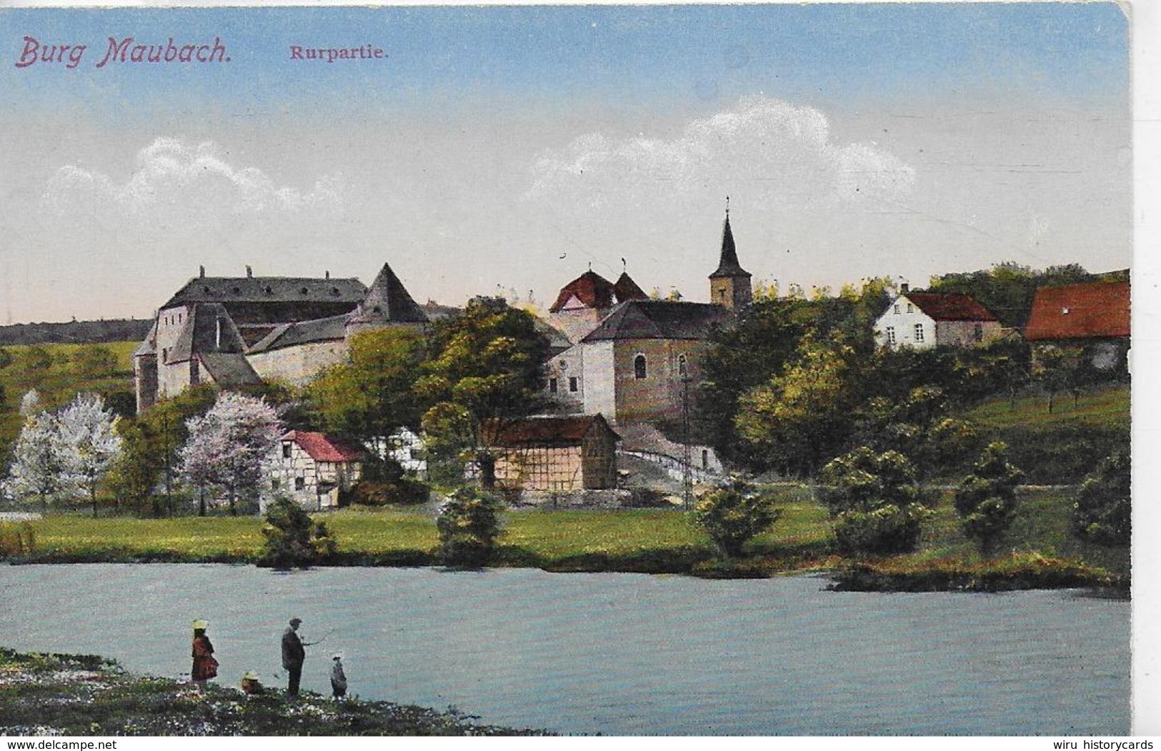 AK 0097  Burg Maubach ( Rurpartie ) - Verlag Peters Um 1920 - Düren