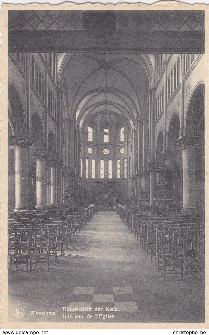 Wevelgem, Binnenzicht Der Kerk (pk53286) - Wevelgem