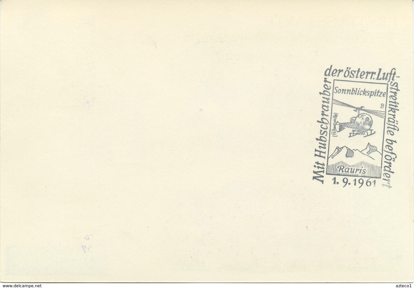 AUSTRIA  - FDC  1961 - SONNBLICK METEOROLOGICAL OBSERVATORY - FDC