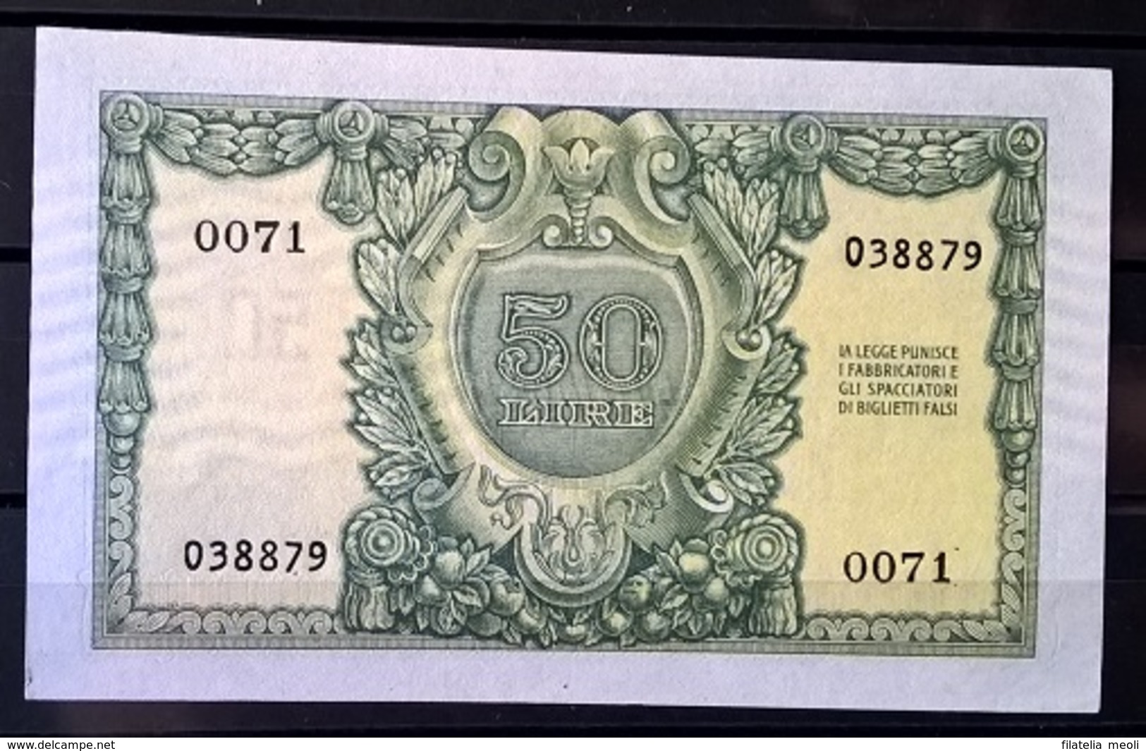 1951 - 50 LIRE FIOR DI STAMPA - 50 Liras