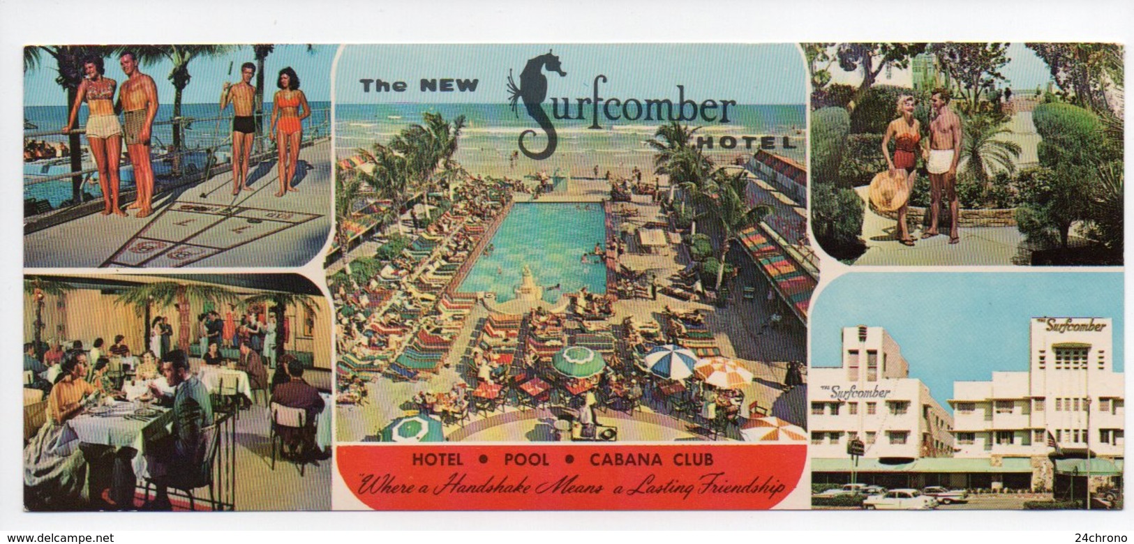 Etats Unis: Florida, Miami Beach, The New Surfcomber Hotel, On The Ocean At 17th Street (18-3621) - Miami Beach