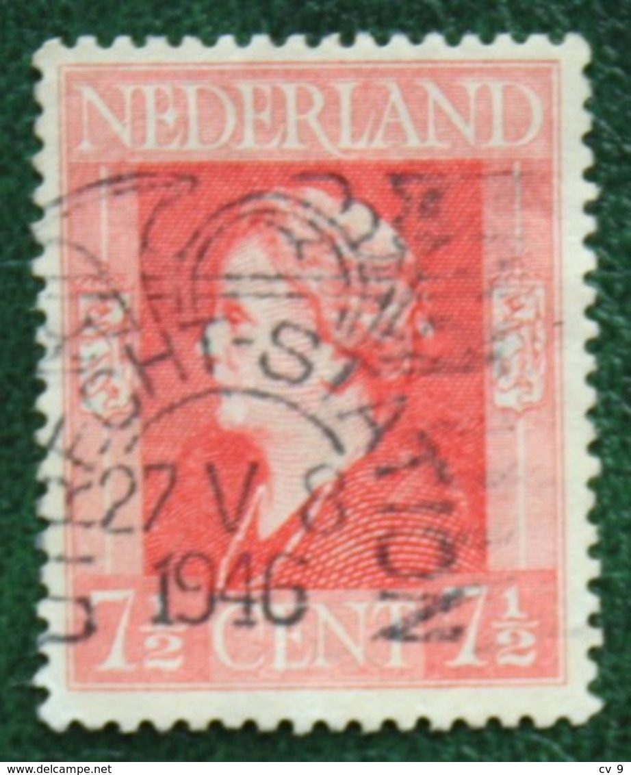 7 1/2 Ct Bevrijdingszegel NVPH 432 (Mi 432) 1944-1946 Gestempeld / Used NEDERLAND / NIEDERLAND - Gebraucht