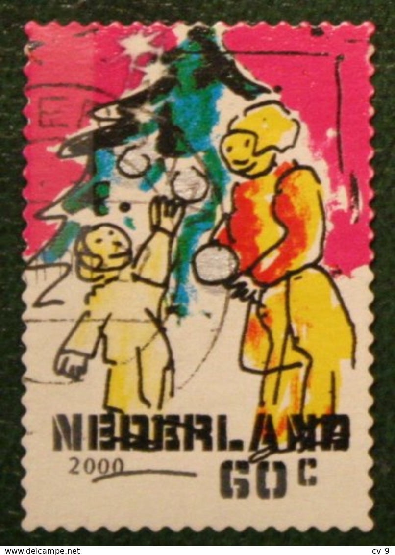 Kerst Christmas XMAS Weihnachten NOEL NVPH 1932 (Mi 1836) 2000 Gestempeld / USED NEDERLAND / NIEDERLANDE - Used Stamps