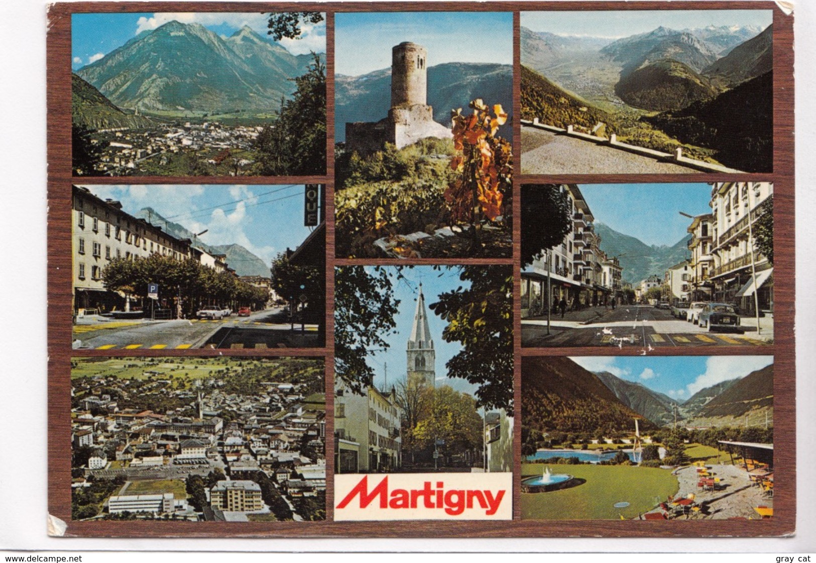 Martigny, Valais, Switzerland, 1974 Used Postcard [22351] - Martigny