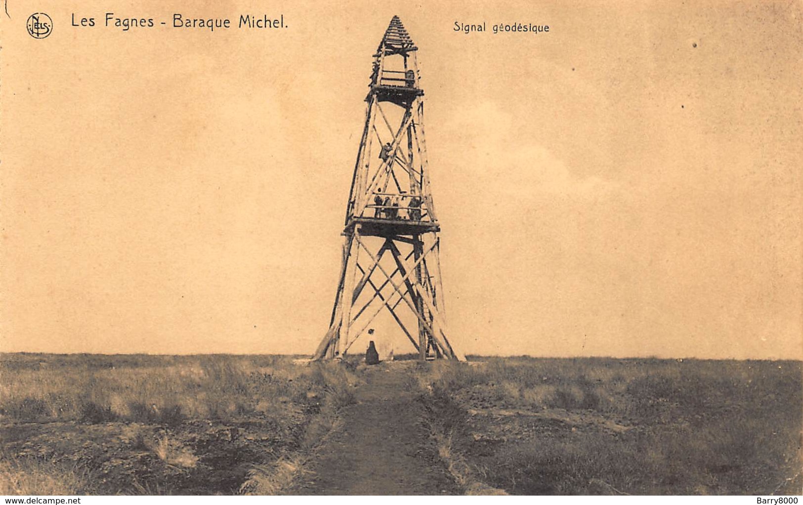 Luxembourg   Les Fagnes  Baraque Michel Et Signal Géodésique       X 5134 - Andere & Zonder Classificatie