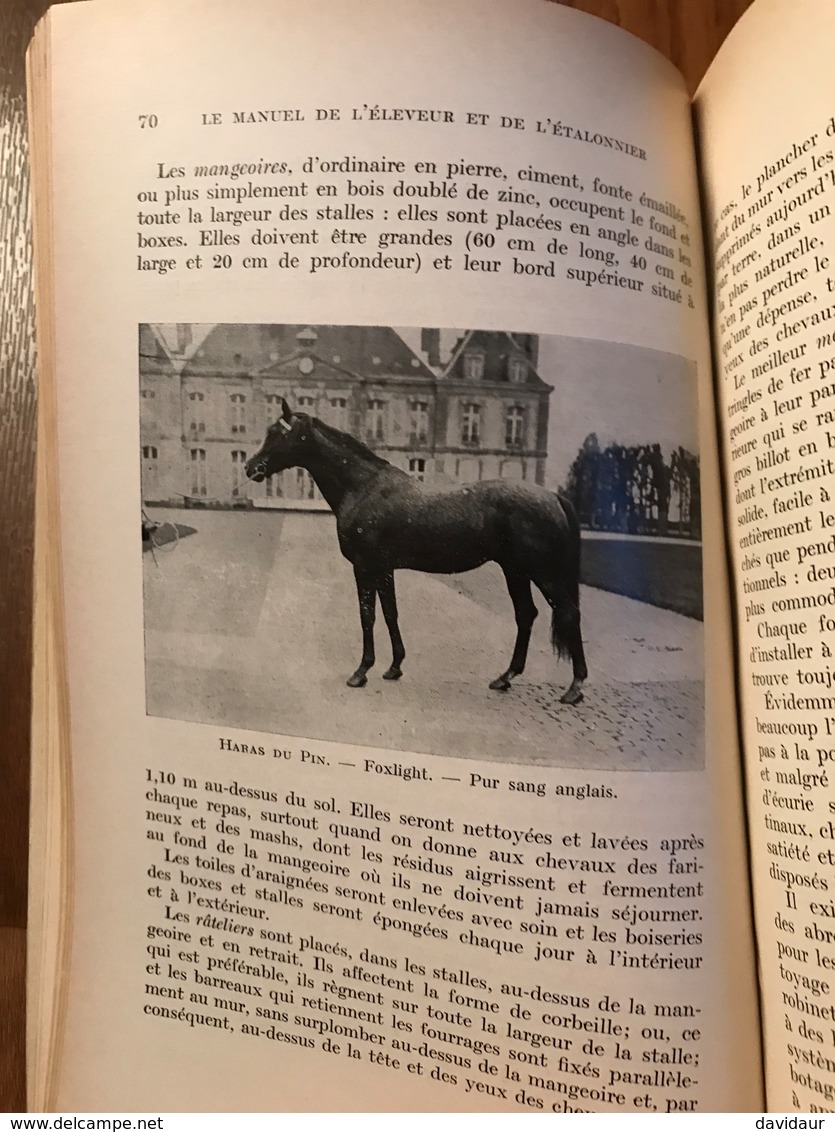 Le Manuel De L'éleveur Et De L'étalonnier - Raoul De Poncins - 1966 - Dieren