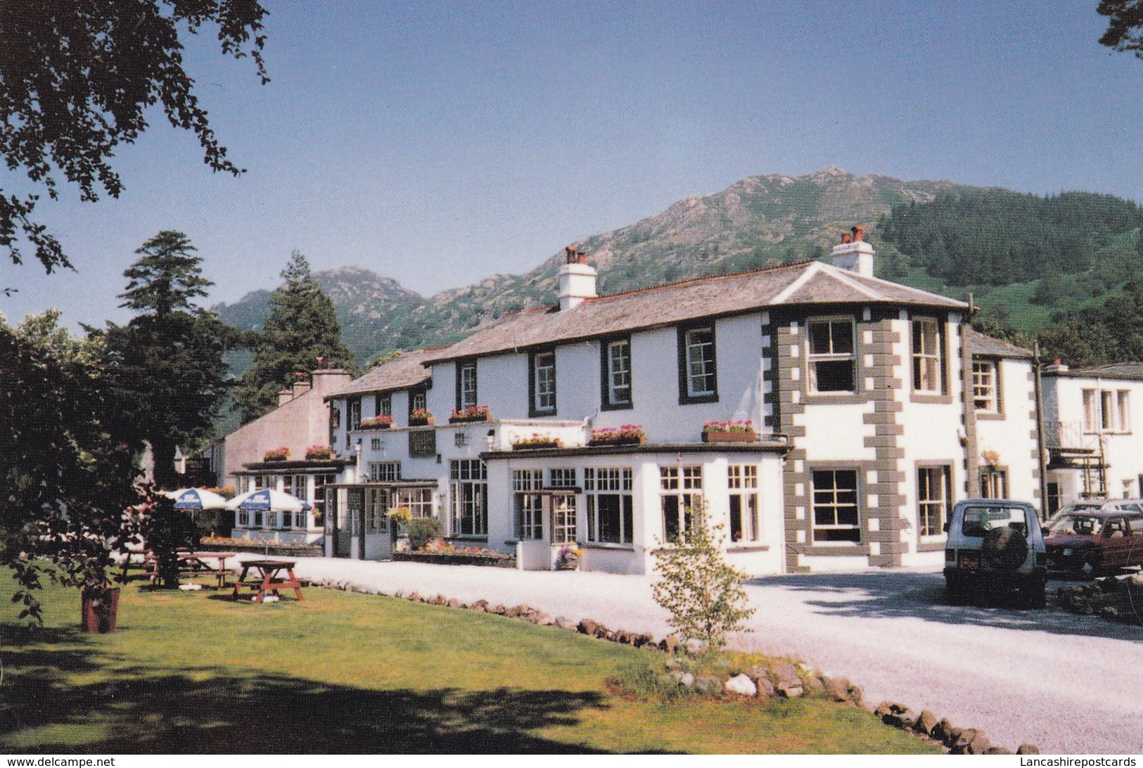 Postcard Scafell Hotel Rosthwaite Borrowdale Nr Keswick Cumbria My Ref  B23245 - Borrowdale