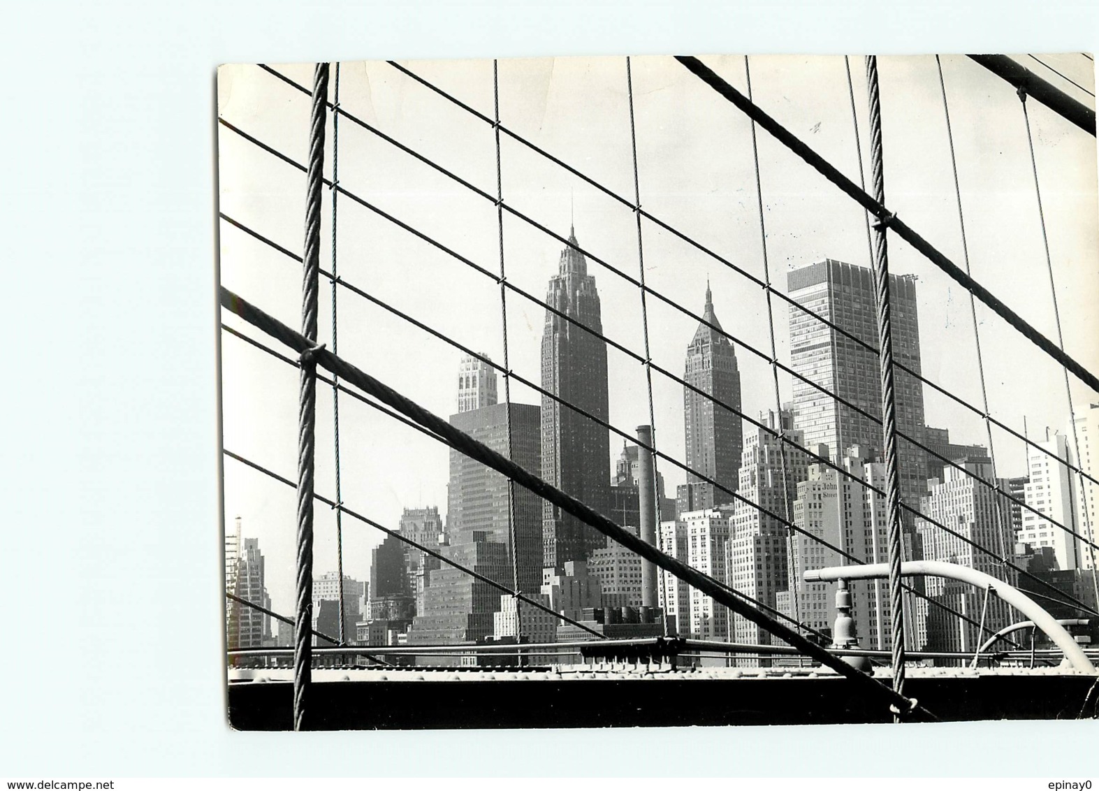 NEW-YORK - Downtown Manhattan Vu Du Pont De Brooklyn - PHOTOGRAPHE ROBERT PETIT - ATLAS-PHOTO - Other & Unclassified