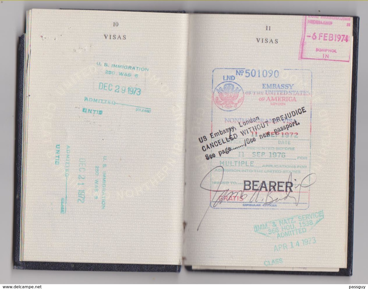 UNITED KINGDOM Passport 1970 GRANDE BRETAGNE Passeport - Reisepaß - Documenti Storici