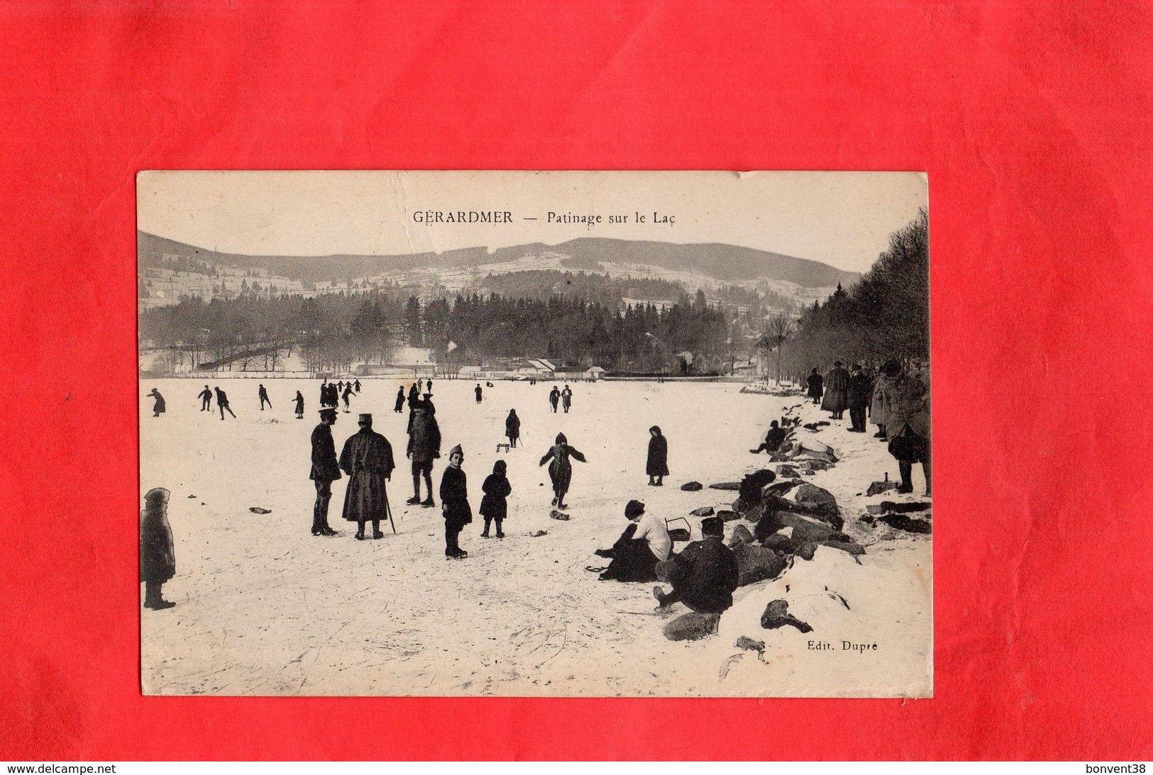 Carte Postale - GERARDMER - D88 - Patinage Sur Le Lac - Gerardmer