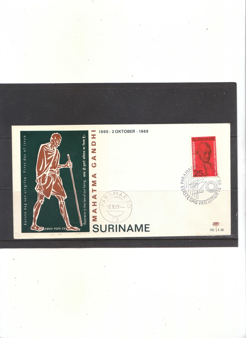 Suriname  Mohatma Gandhi - Mahatma Gandhi