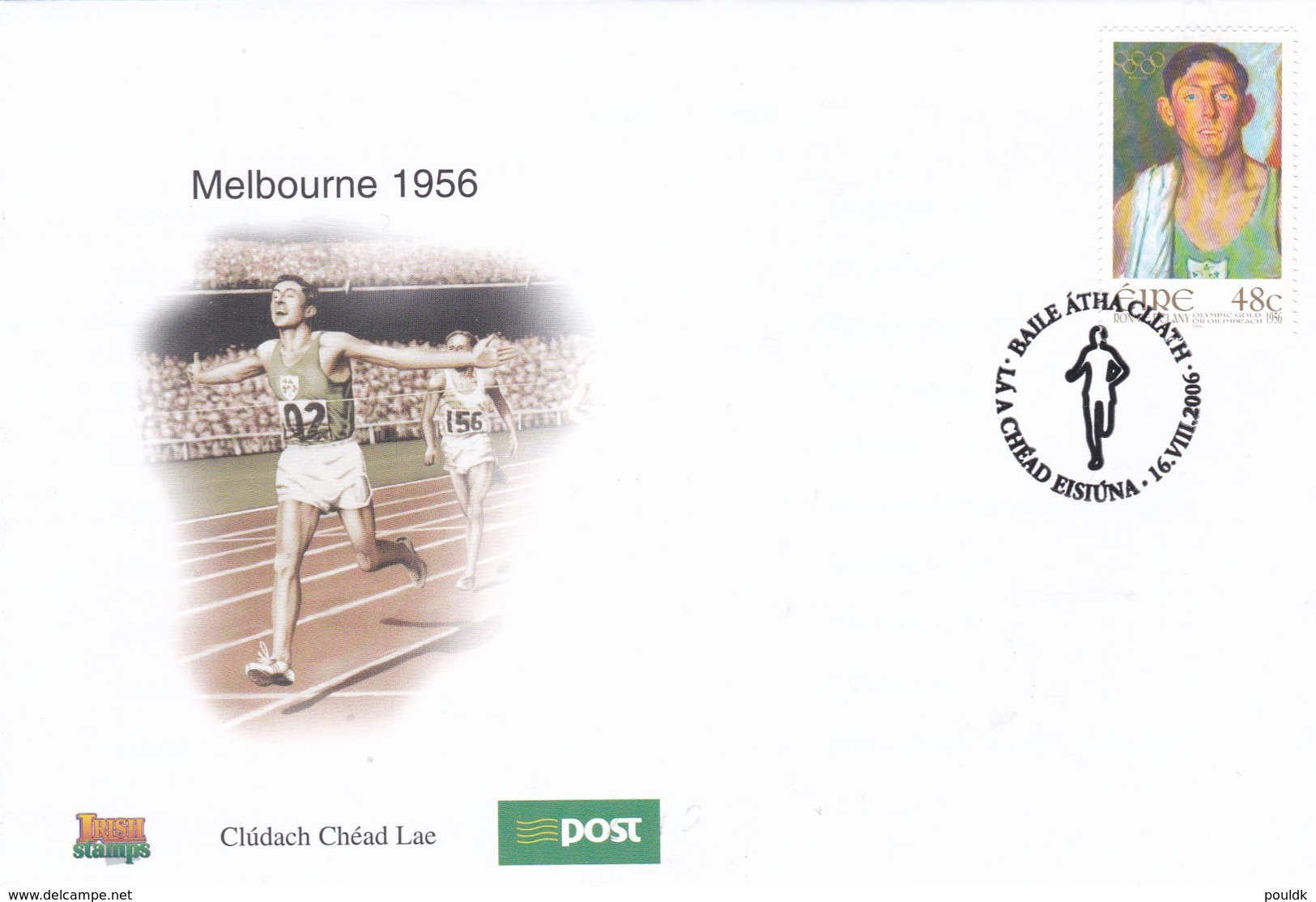 Ireland FDC 2006 1956 Melbourne Olympic Games  (LAR8-26) - Ete 1956: Melbourne