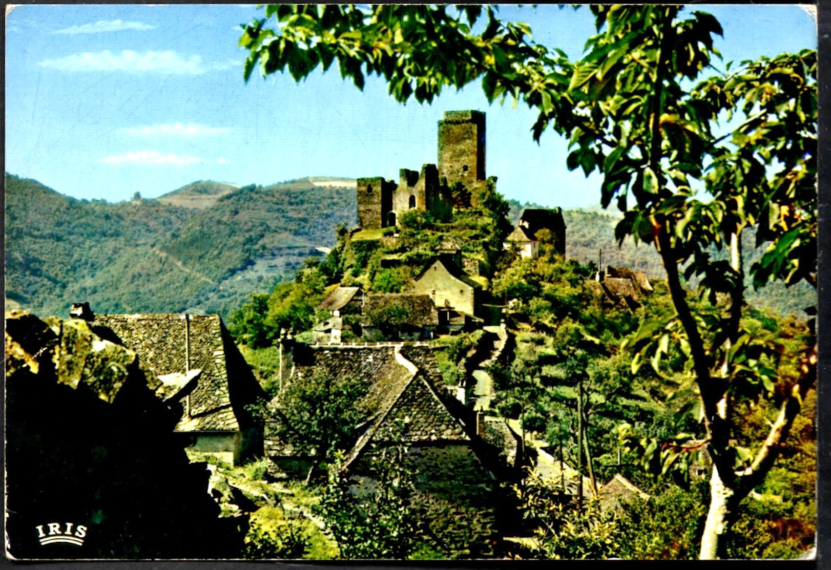 **CHATEAU De VALLON (Lacroix-Barrez)** CPSM Ecrite - Dos Divisé - TBE - Autres & Non Classés