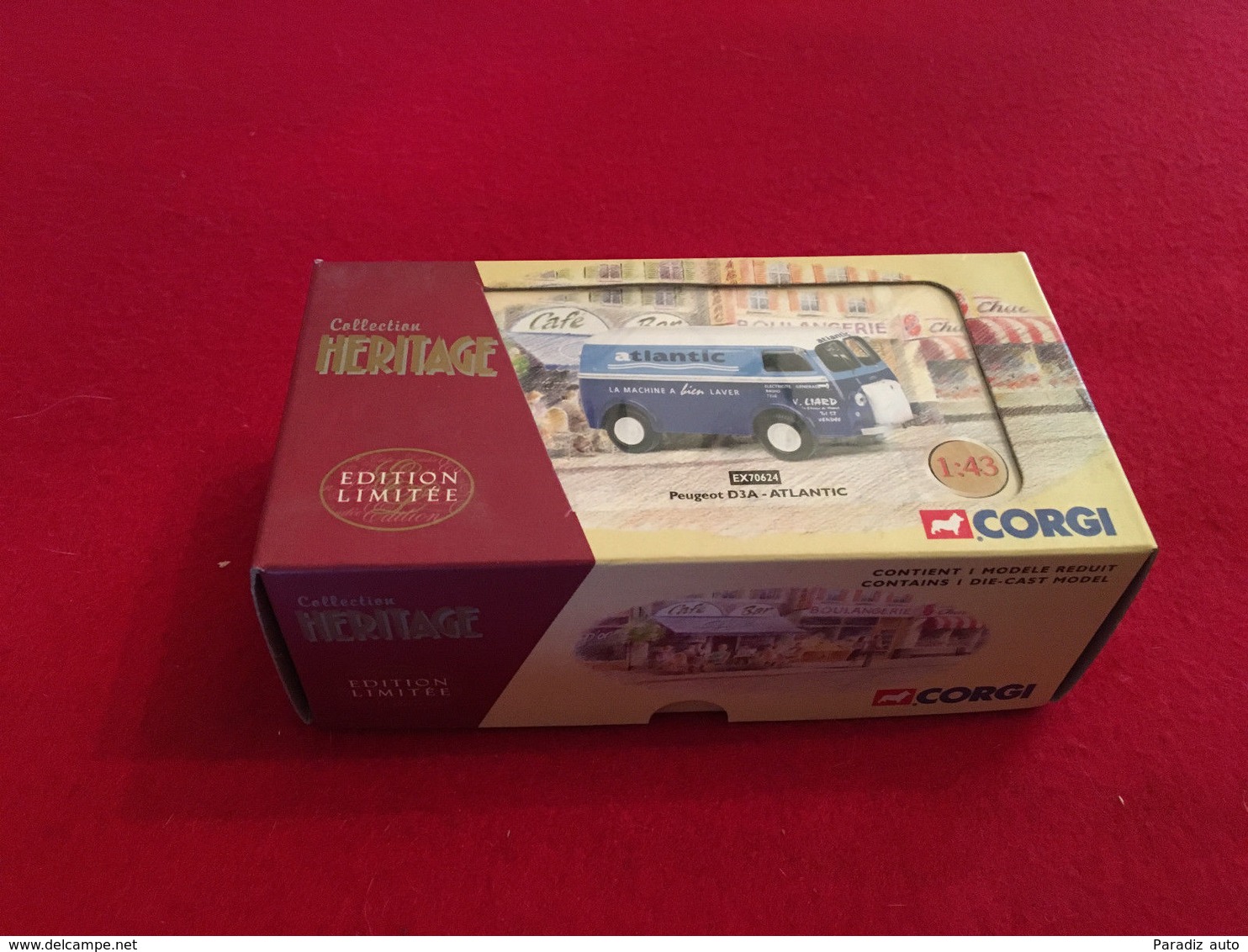 Peugeot D3A Atlantic 1/43 Corgi Édition Limitée 2000 Pcs - Corgi Toys