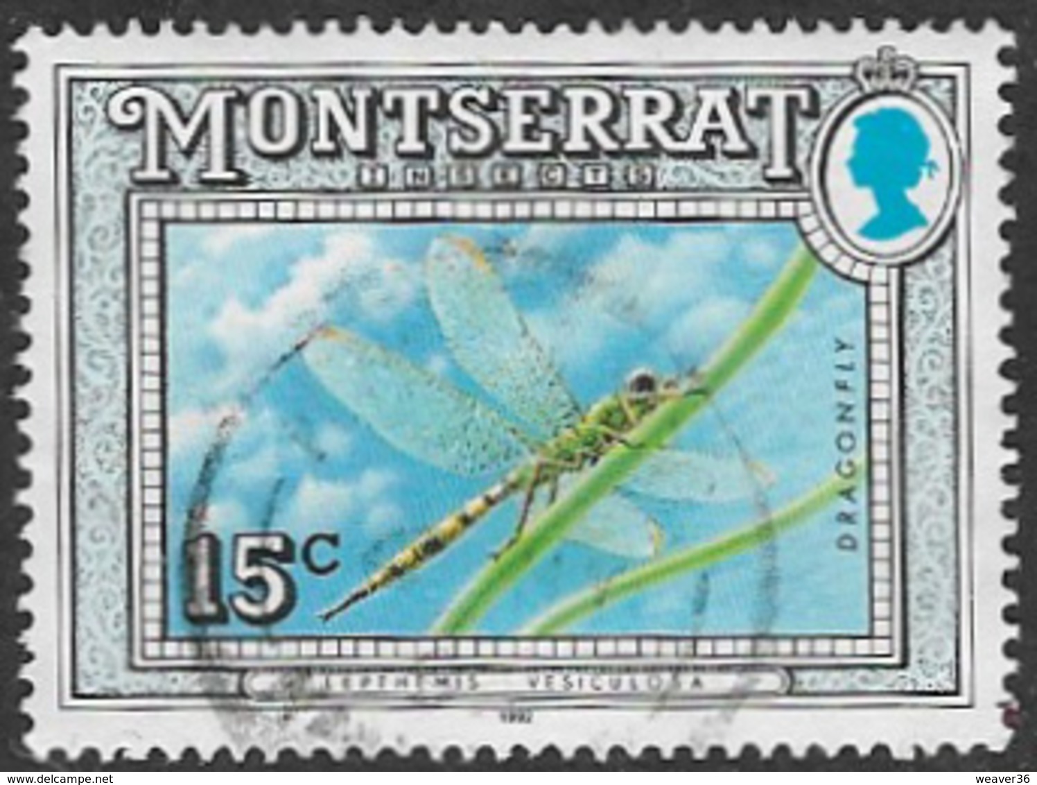 Montserrat SG891 1992 Insects 15c Good/fine Used [38/31691/1D] - Montserrat