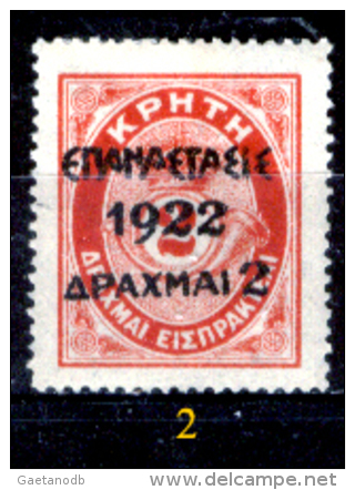 Grecia-F0069 - 1923 - Y&T: N.316, 318, (+) - A Scelta. - Neufs