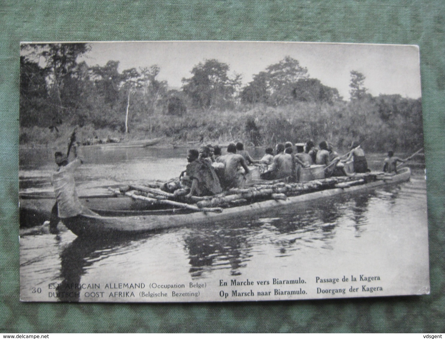 CONGO BELGE - PASSAGE DE LA KAGERA ( 2 Scans ) - Autres & Non Classés