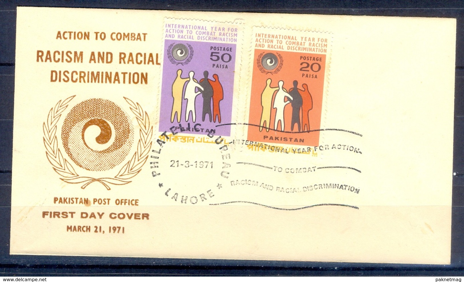 X29- Pakistan 1971. International Year For Action To Combat Racism & Racial Discrimination. - Pakistan